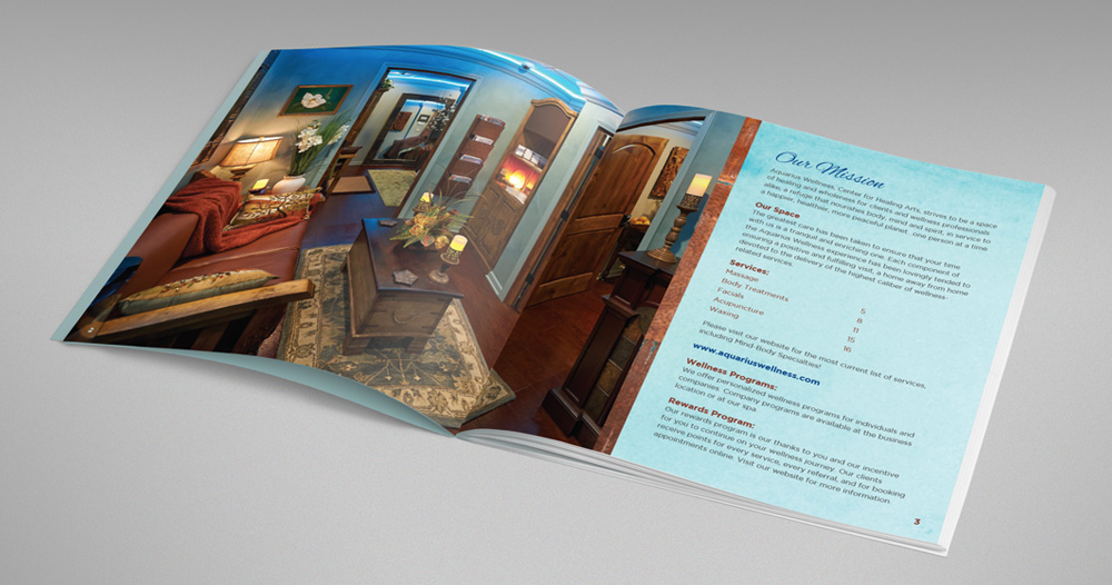 aquarius square brochure design company