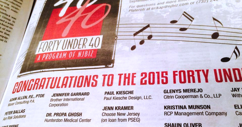 NJBiz 40 under 40 competition winner