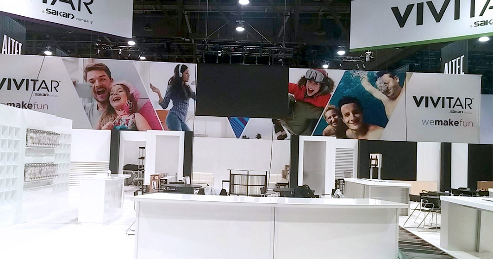 vivitar trade show booth design firm