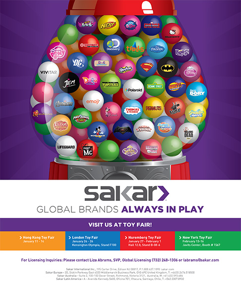 Sakar Lincensing Colorful exciting ad