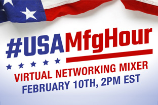 #usamfghour Manufacturing Virtual Networking Event
