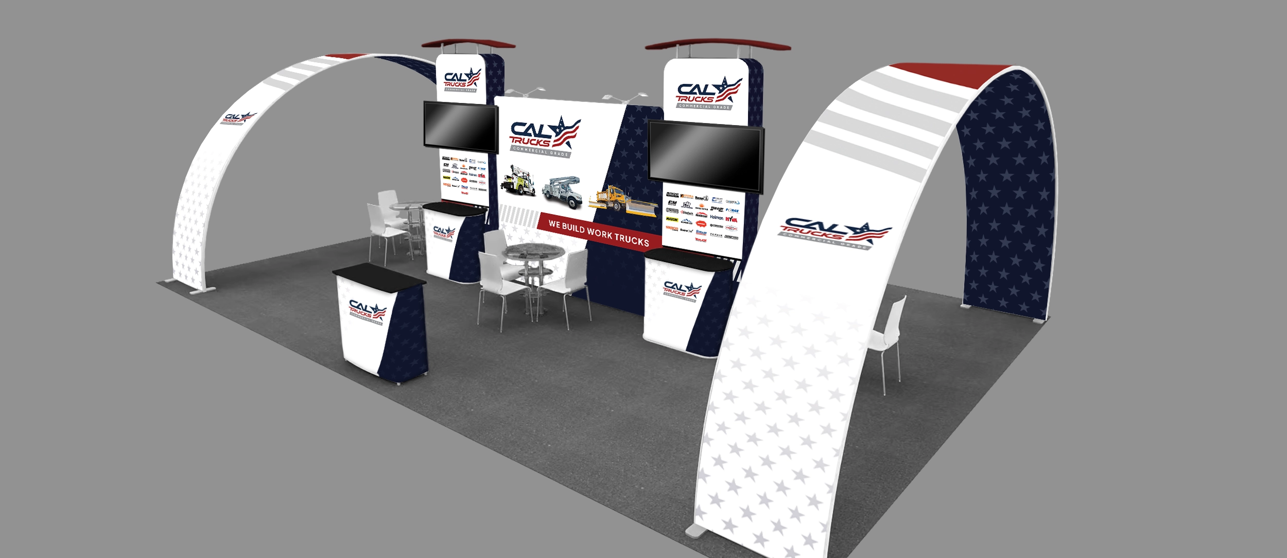 Caltrucks Tradeshow Exhibit Design 1