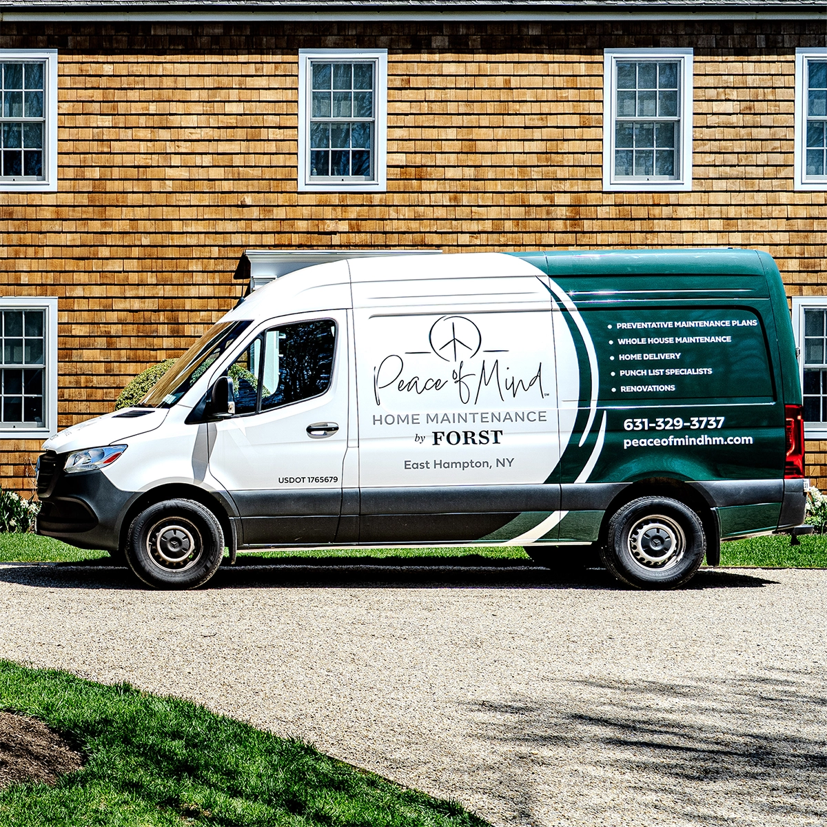 Peace Of Mind Van Wrap Design