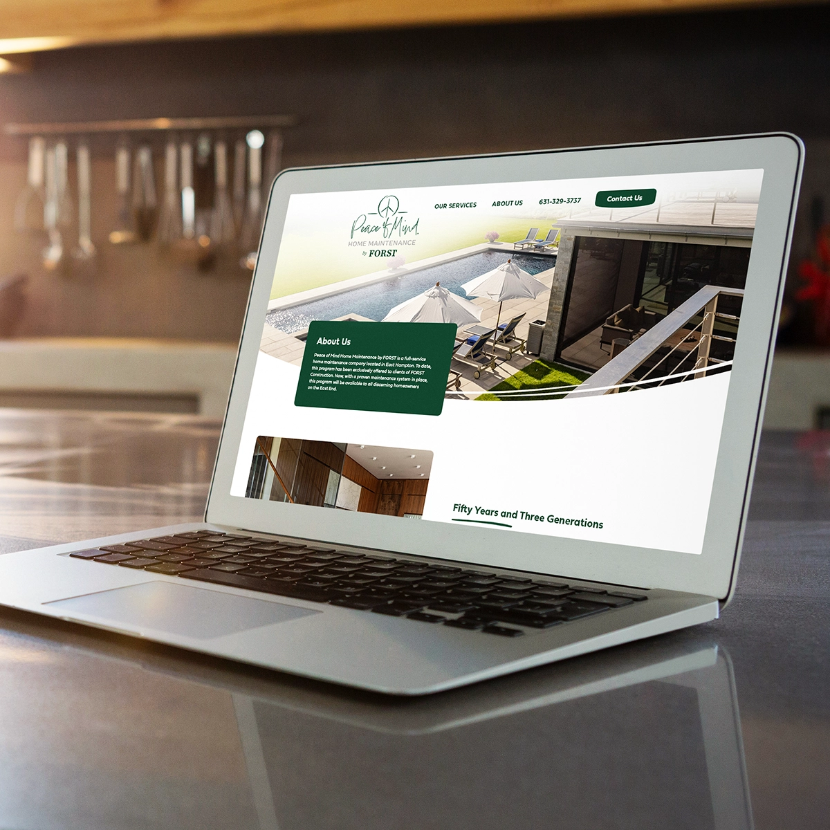 Peace Of Mind Website Design 2