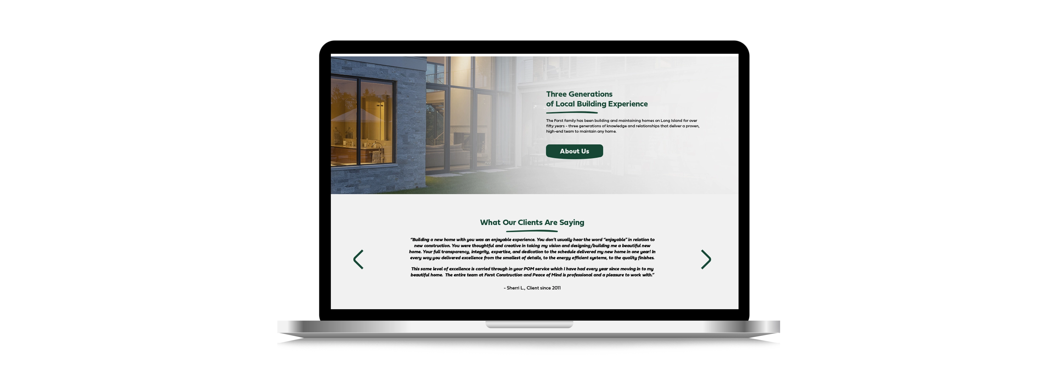 Peace Of Mind Website Design 4