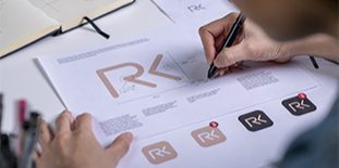 Close Up Drawing Sketches Logo Design
